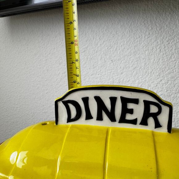 Diner Bird Feeder Glazed Hand Painted 2PC Ceramic Outdoor Retro Hangable Whimsy - Picture 12 of 14